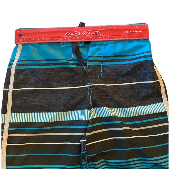 Quiksilver Boys Blue Surf Swim Shorts 24" - Picture 3 of 3